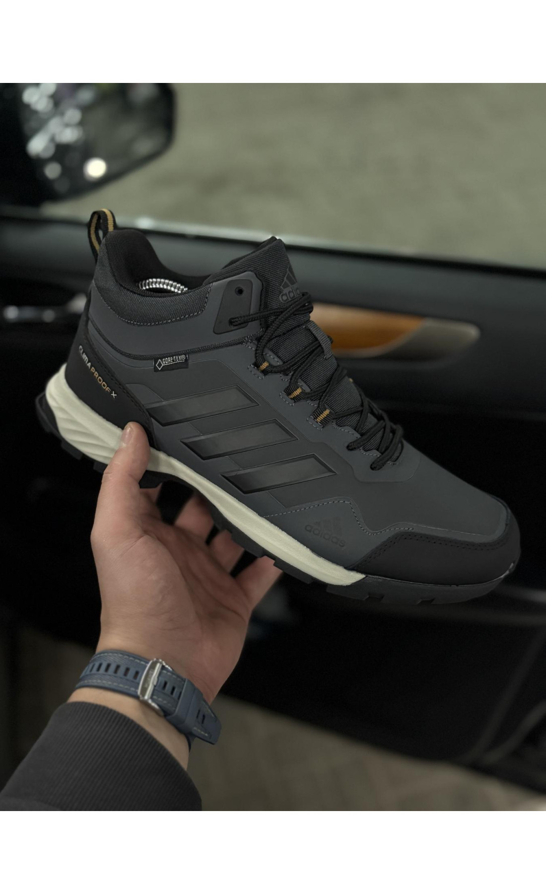 Чоловічі кросівки  Зимові кросівки adidas ax climaproof gore tex (855-2)