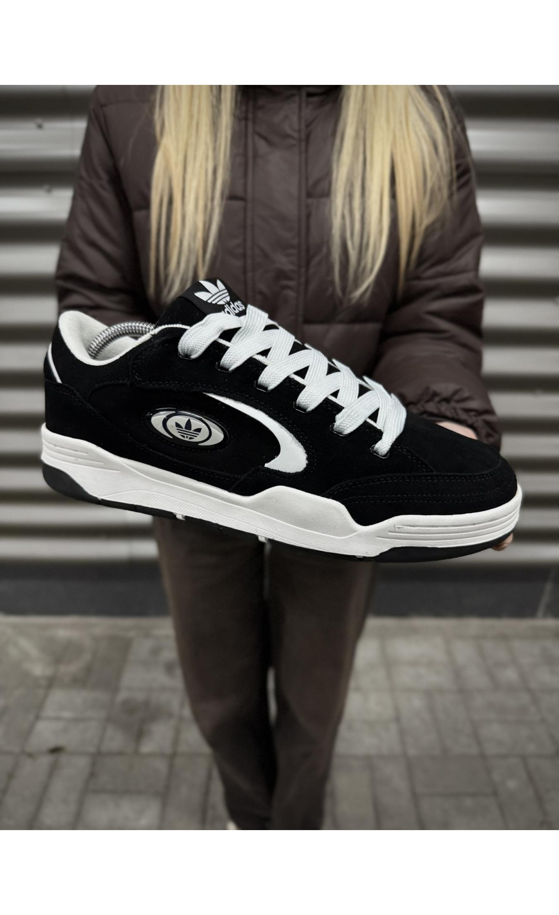 Чоловічі кросівки  Кросівки adidas adi x (чорно білі) (919-11)