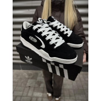 Чоловічі кросівки  Кросівки adidas adi x (чорно білі) (919-11)