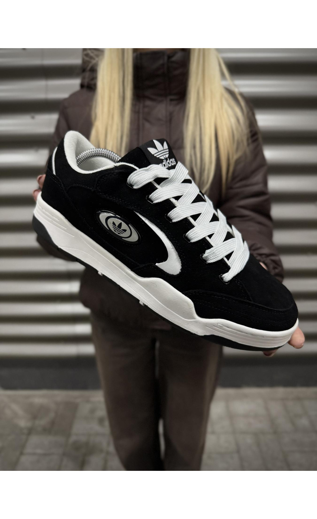 Чоловічі кросівки  Кросівки adidas adi x (чорно білі) (919-11)