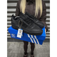 Чоловічі кросівки  Кросівки adidas forum ie (all black) (3210-1)