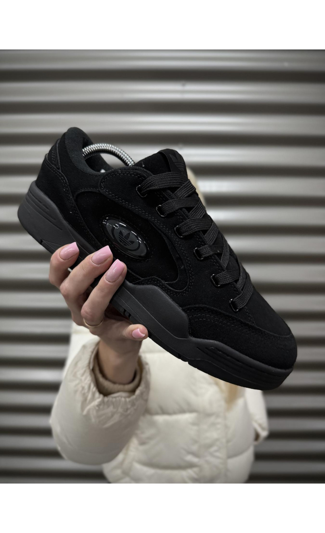 Чоловічі кросівки  Кросівки adidas adi x (чорні) (919-11)