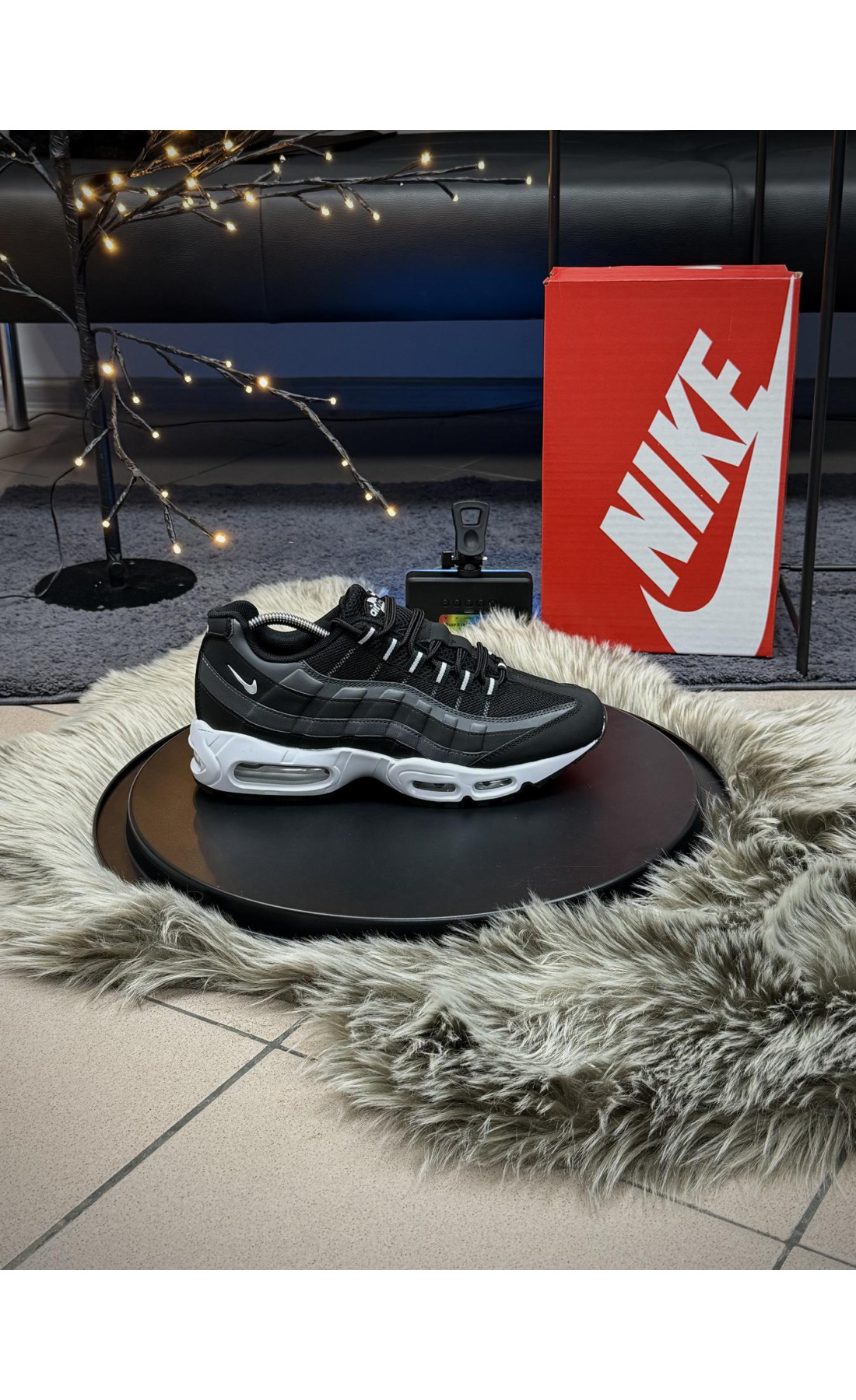 Чоловічі кросівки  Кросівки nike air max , чорні (-) (3559-2)