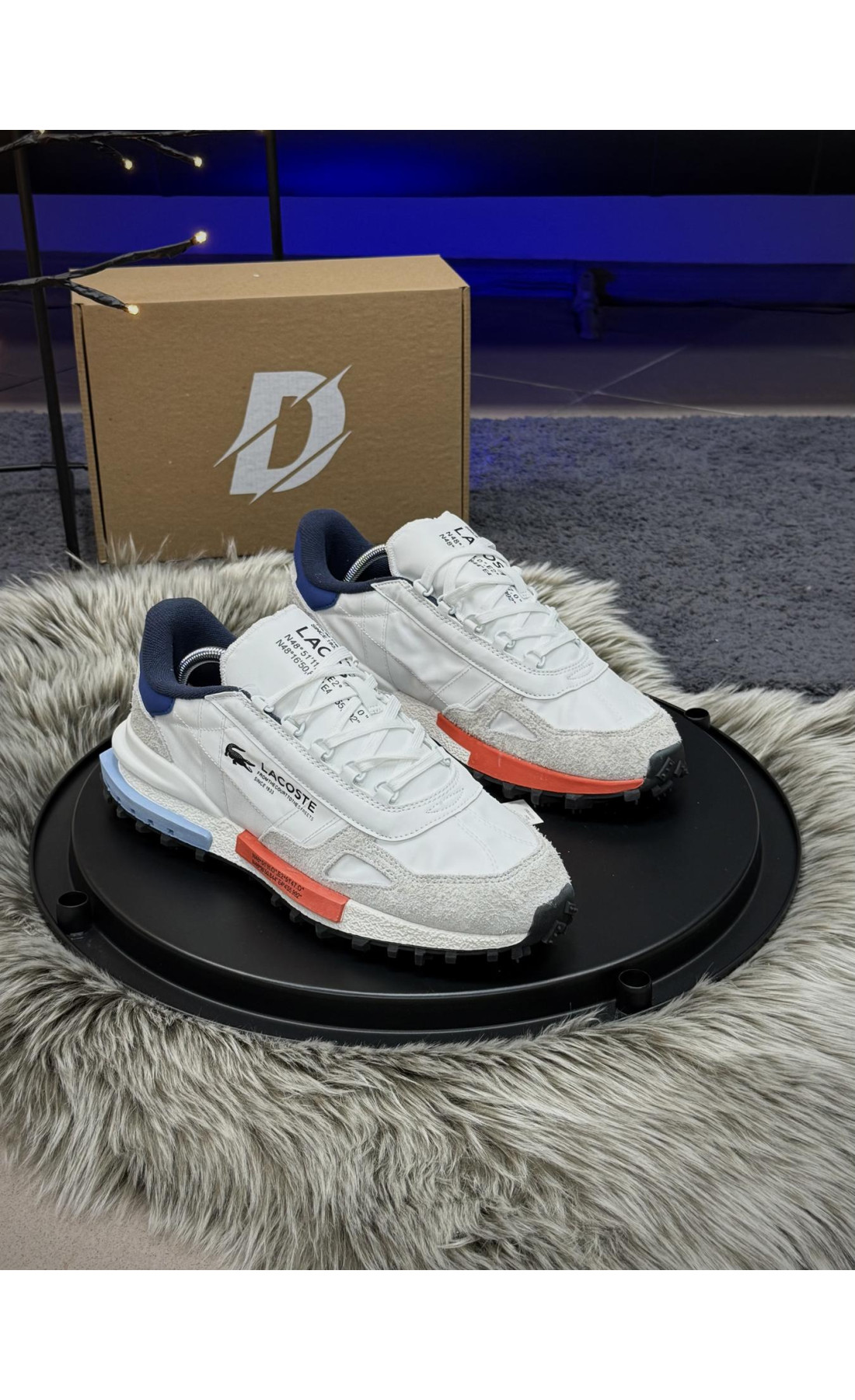 Чоловічі кросівки  Кросівки lacoste elite active (656-8)