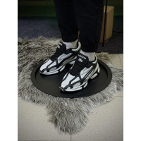 Чоловічі кросівки  Кросівки lacoste l k sneakers, біло-чорні (710-4)