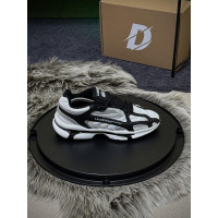 Чоловічі кросівки  Кросівки lacoste l k sneakers, біло-чорні (710-4)