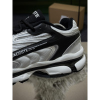 Чоловічі кросівки  Кросівки lacoste l k sneakers, біло-чорні (710-4)