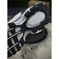 Чоловічі кросівки  Кросівки lacoste l k sneakers, біло-чорні (710-4)