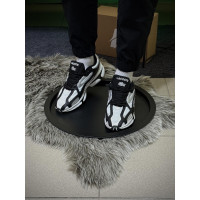 Чоловічі кросівки  Кросівки lacoste l k sneakers, біло-чорні (710-4)