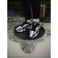 Чоловічі кросівки  Кросівки lacoste l k sneakers, біло-чорні (710-4)