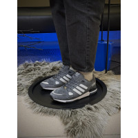 Чоловічі кросівки  Кросівки adidas zx , сірі / замша (767-8)