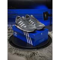 Чоловічі кросівки  Кросівки adidas zx , сірі / замша (767-8)