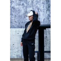 Женский зимний костюм Nike на флисе черный