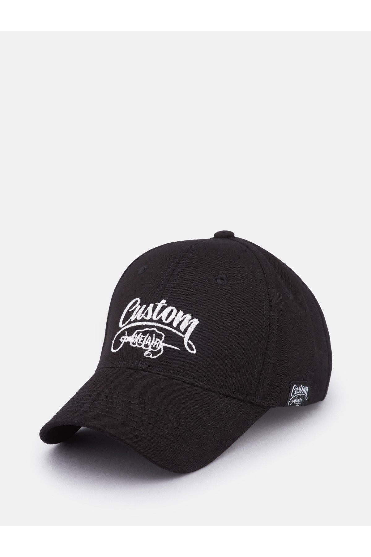 Бейсболка Custom Wear Black White Logo