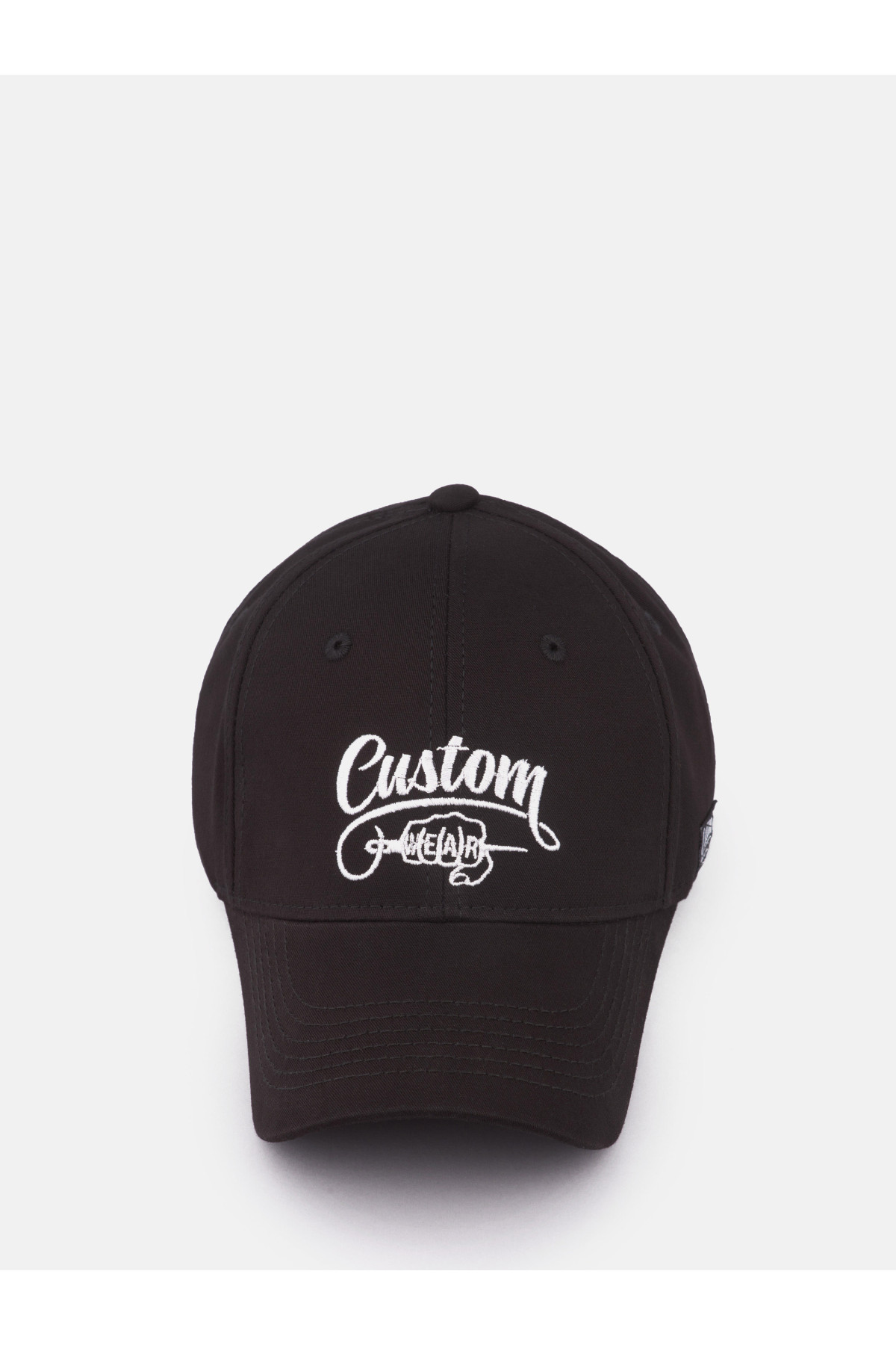 Бейсболка Custom Wear Black White Logo