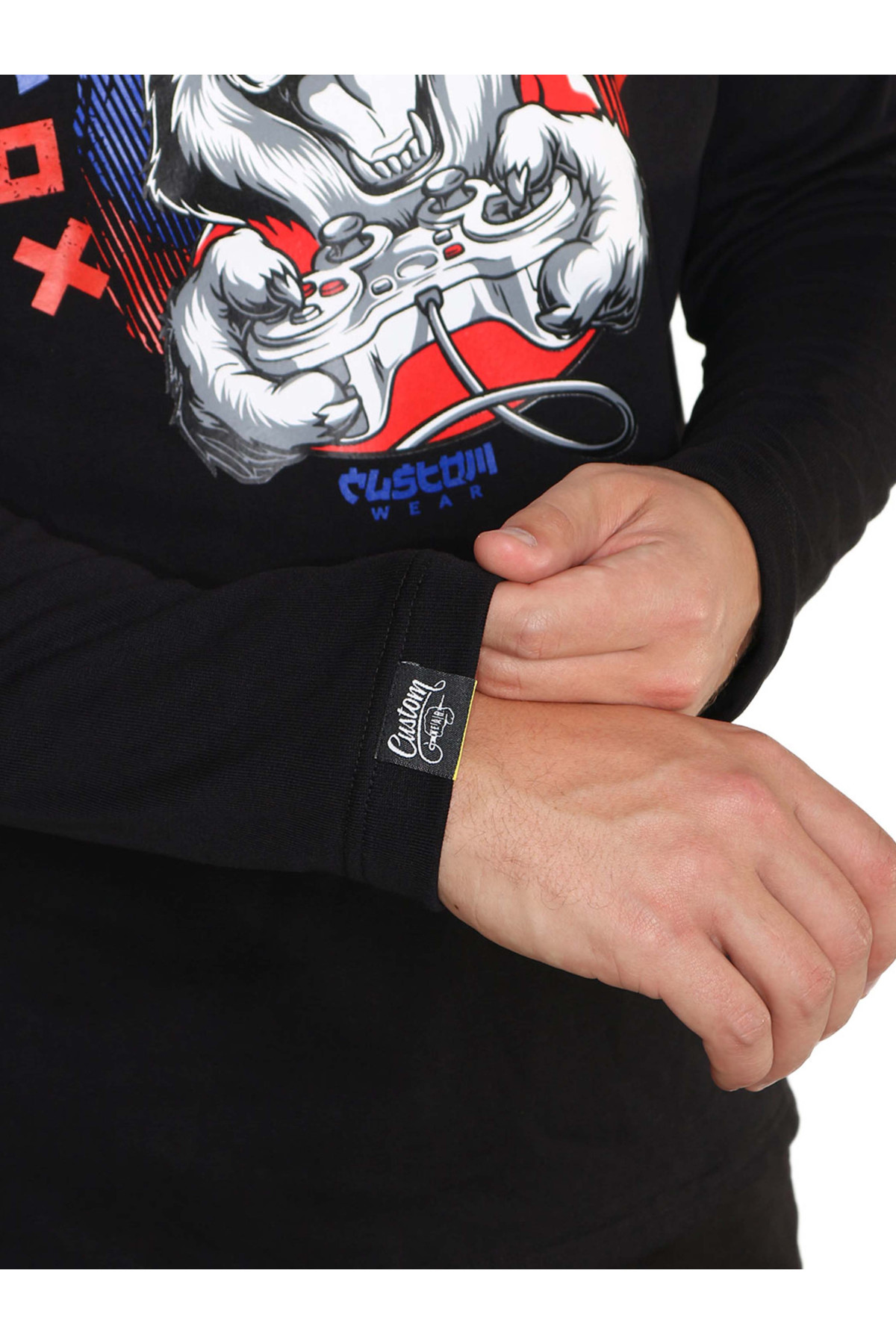 Світшот без начосу Custom Wear  Husky чорний