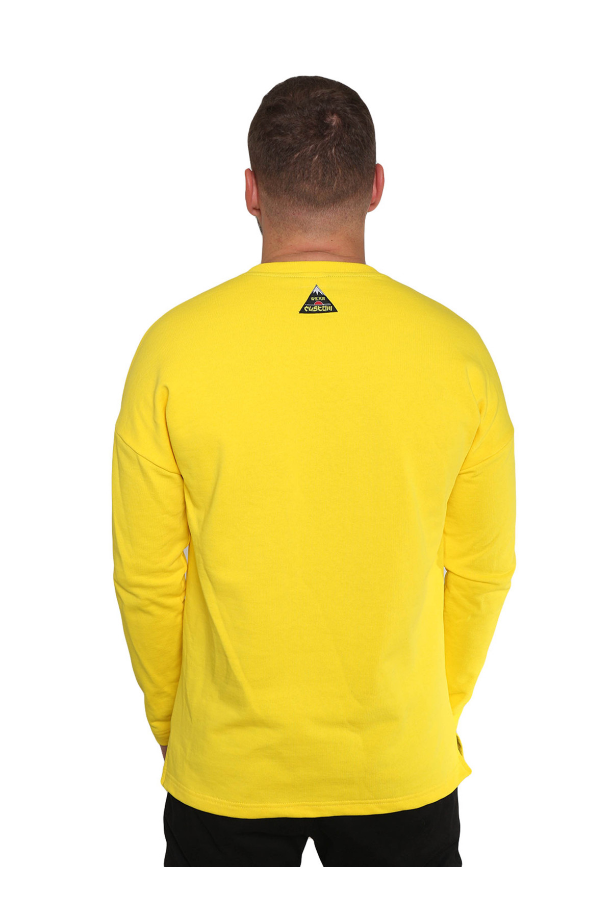 Світшот без начосу Custom Wear жовтий