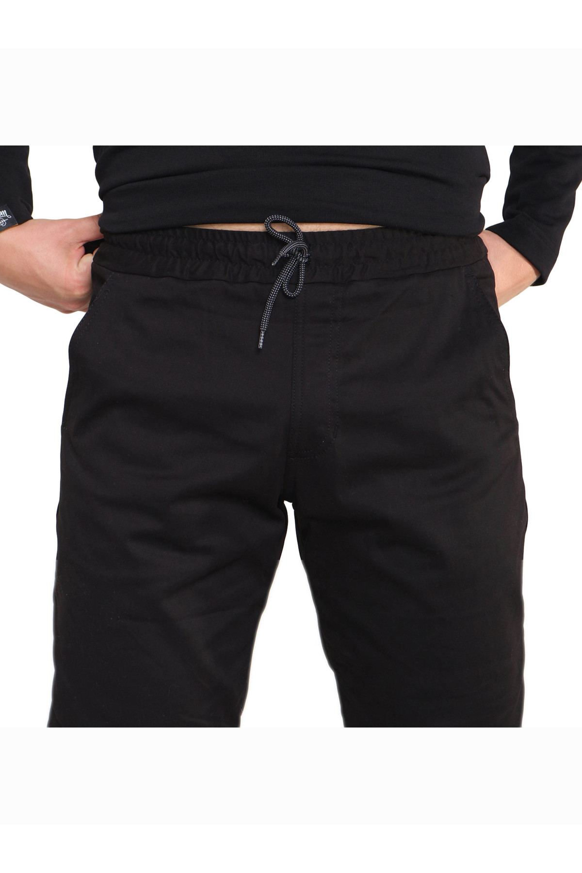 Штани Custom Wear джогери на флісе чорні
