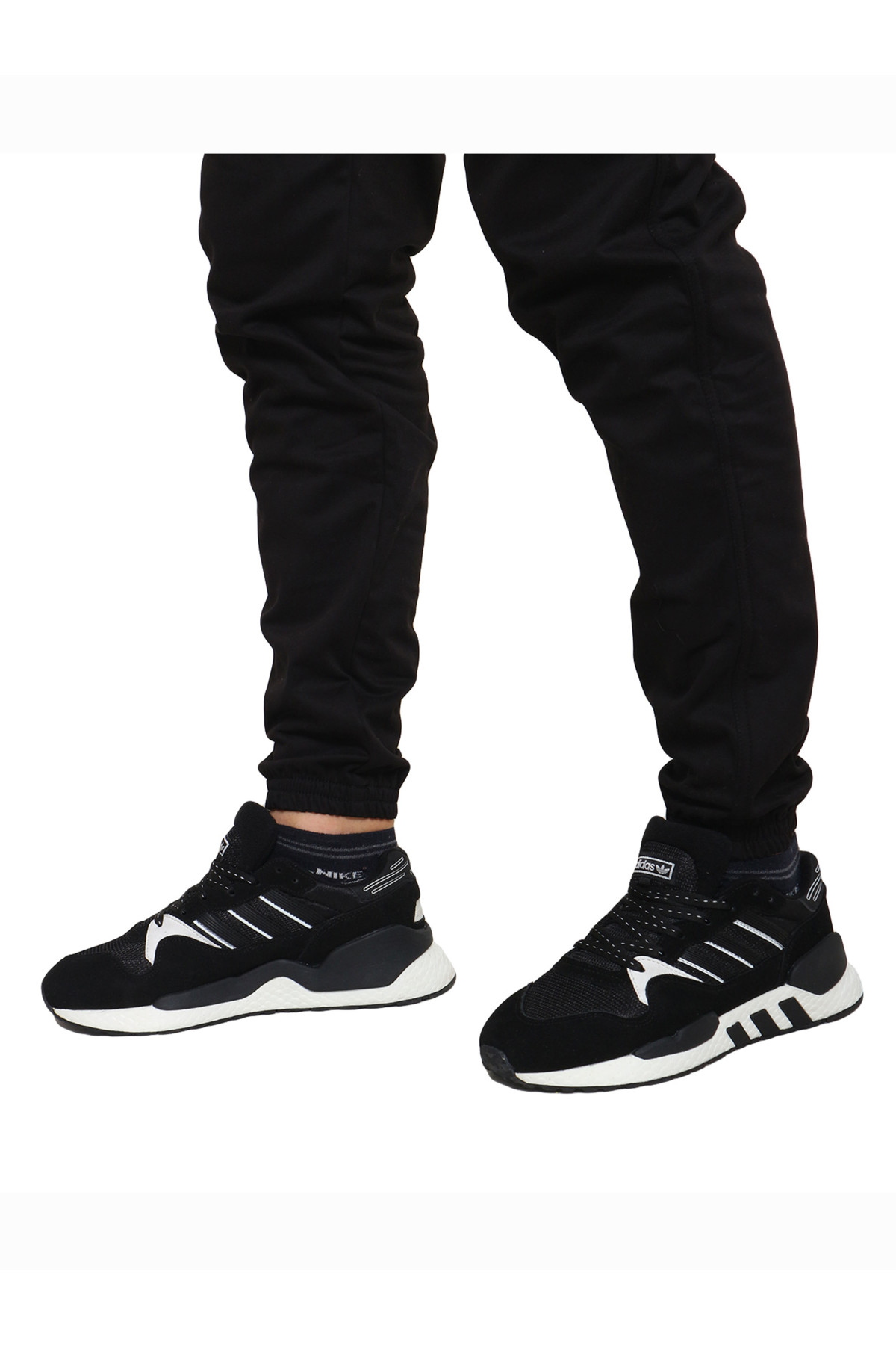 Штани Custom Wear джогери на флісе чорні