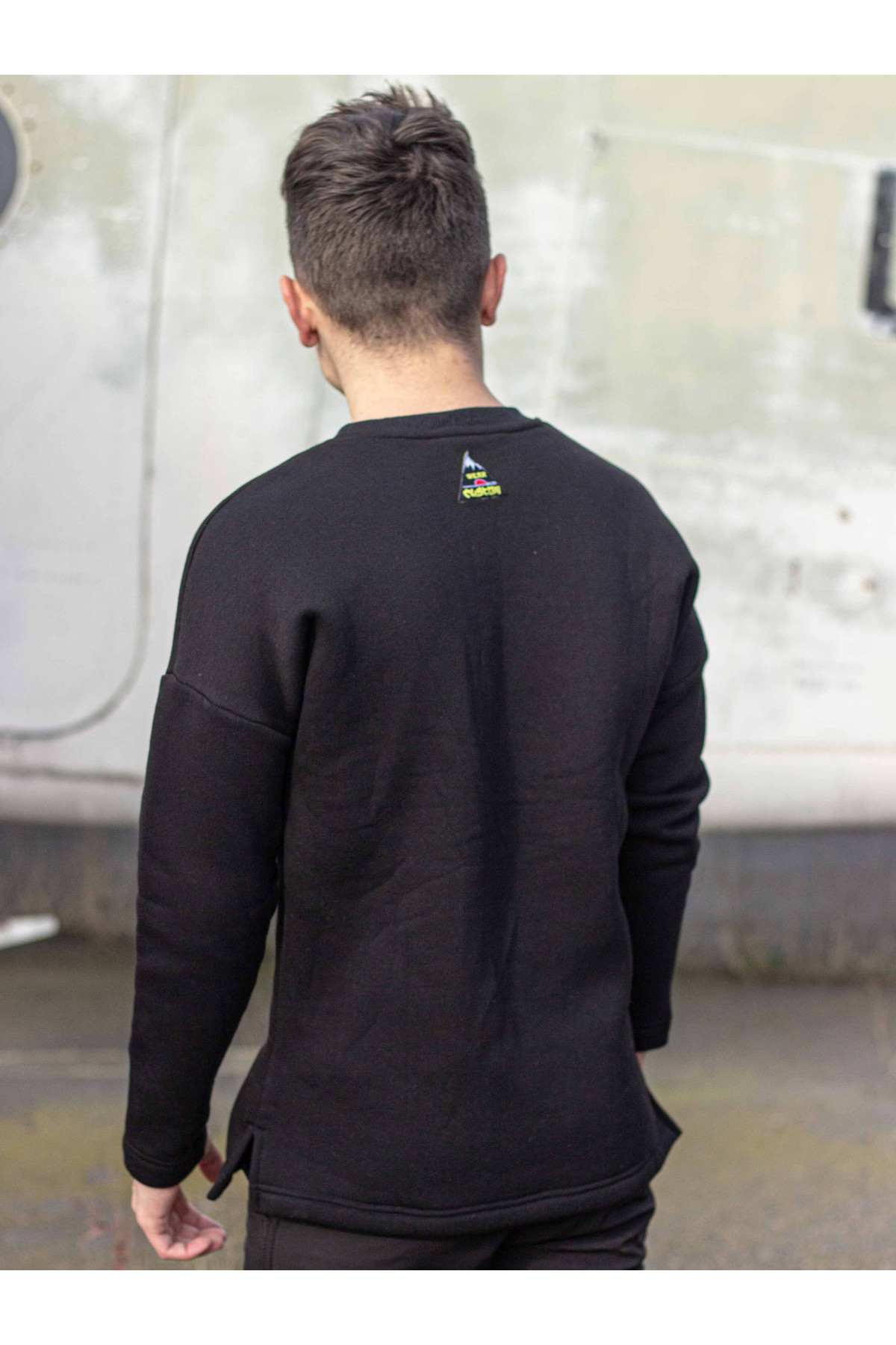 Світшот утеплений Custom Wear чорний