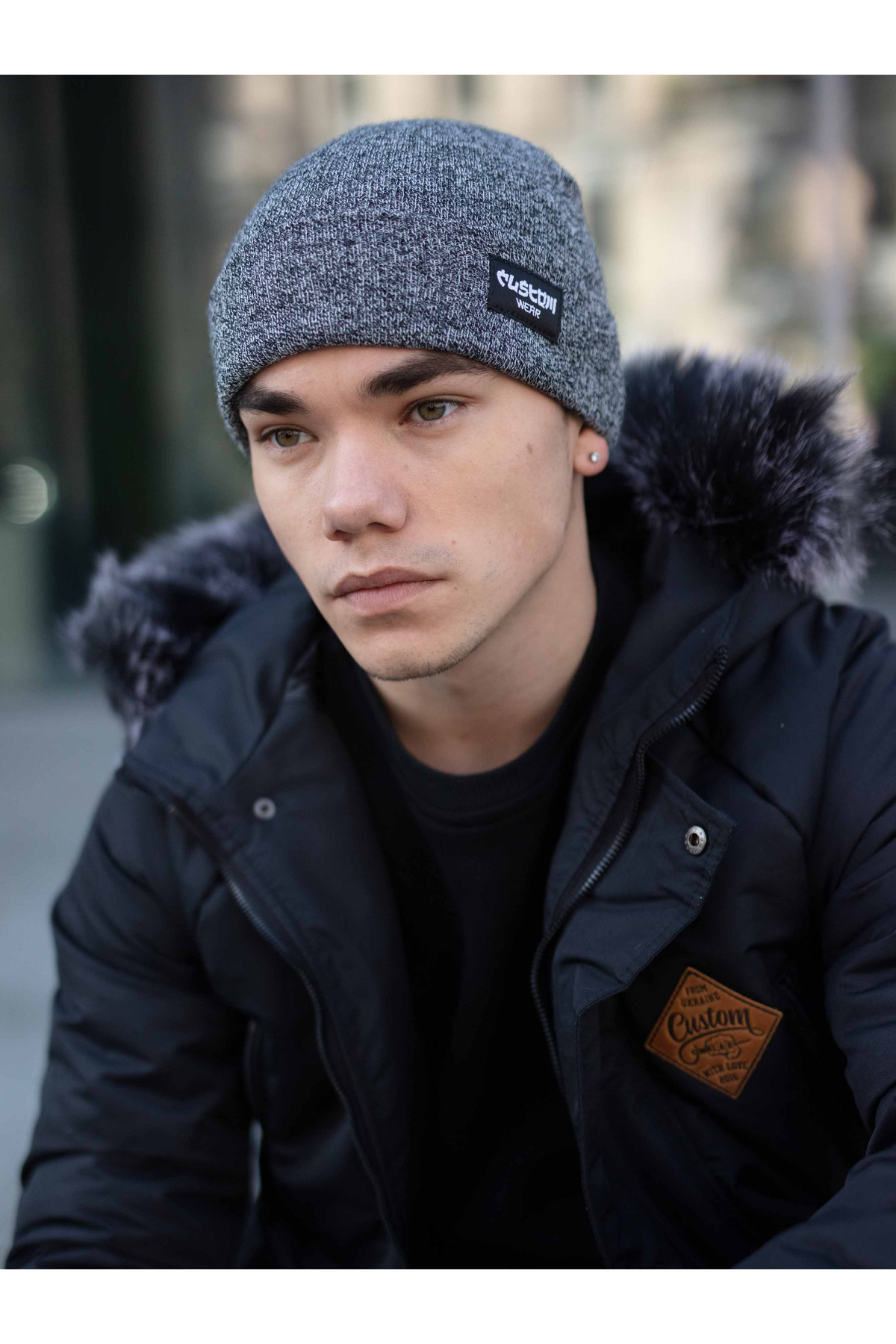 Шапка Custom Wear Big Logo кашка