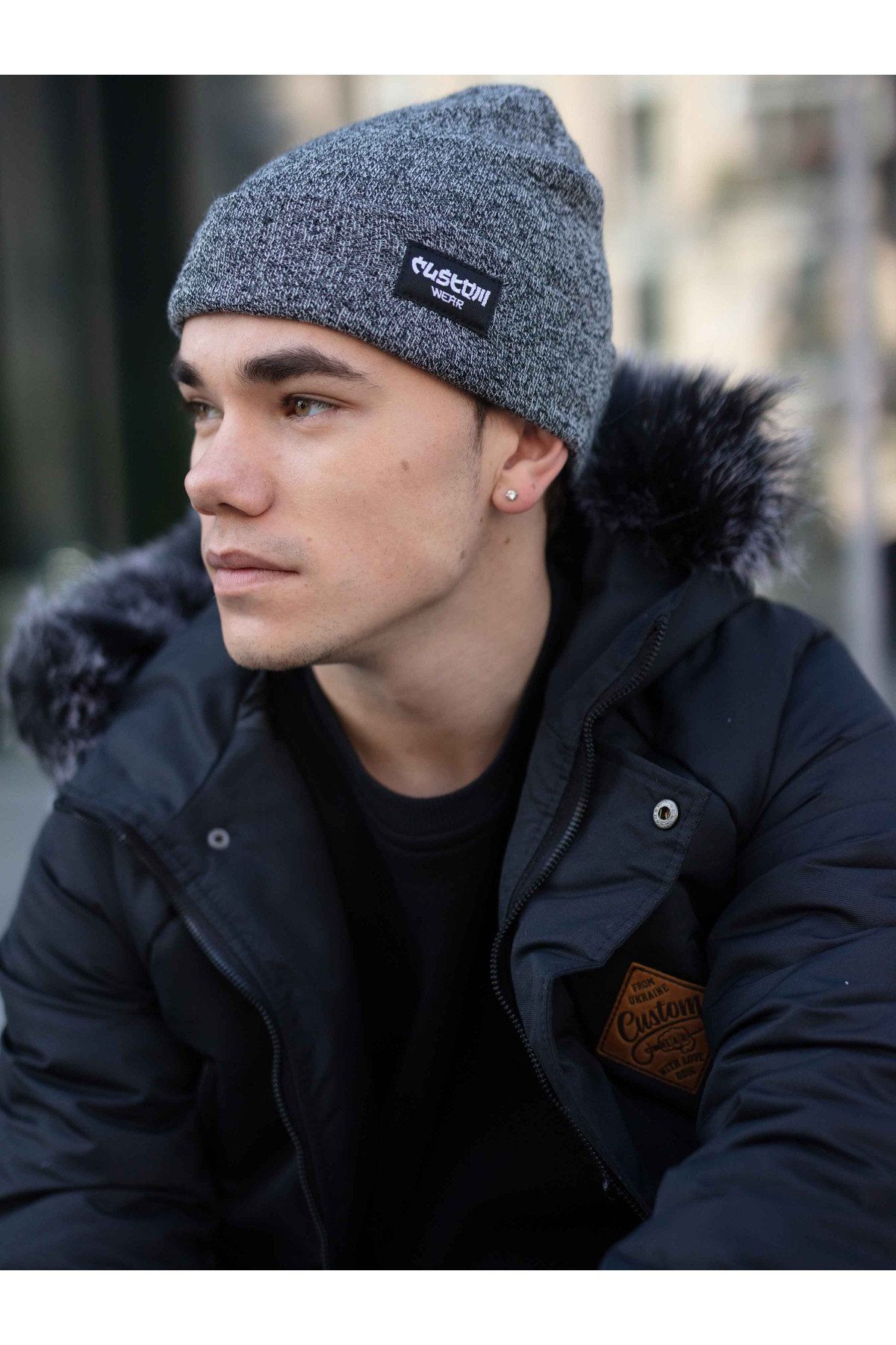 Шапка Custom Wear Big Logo кашка