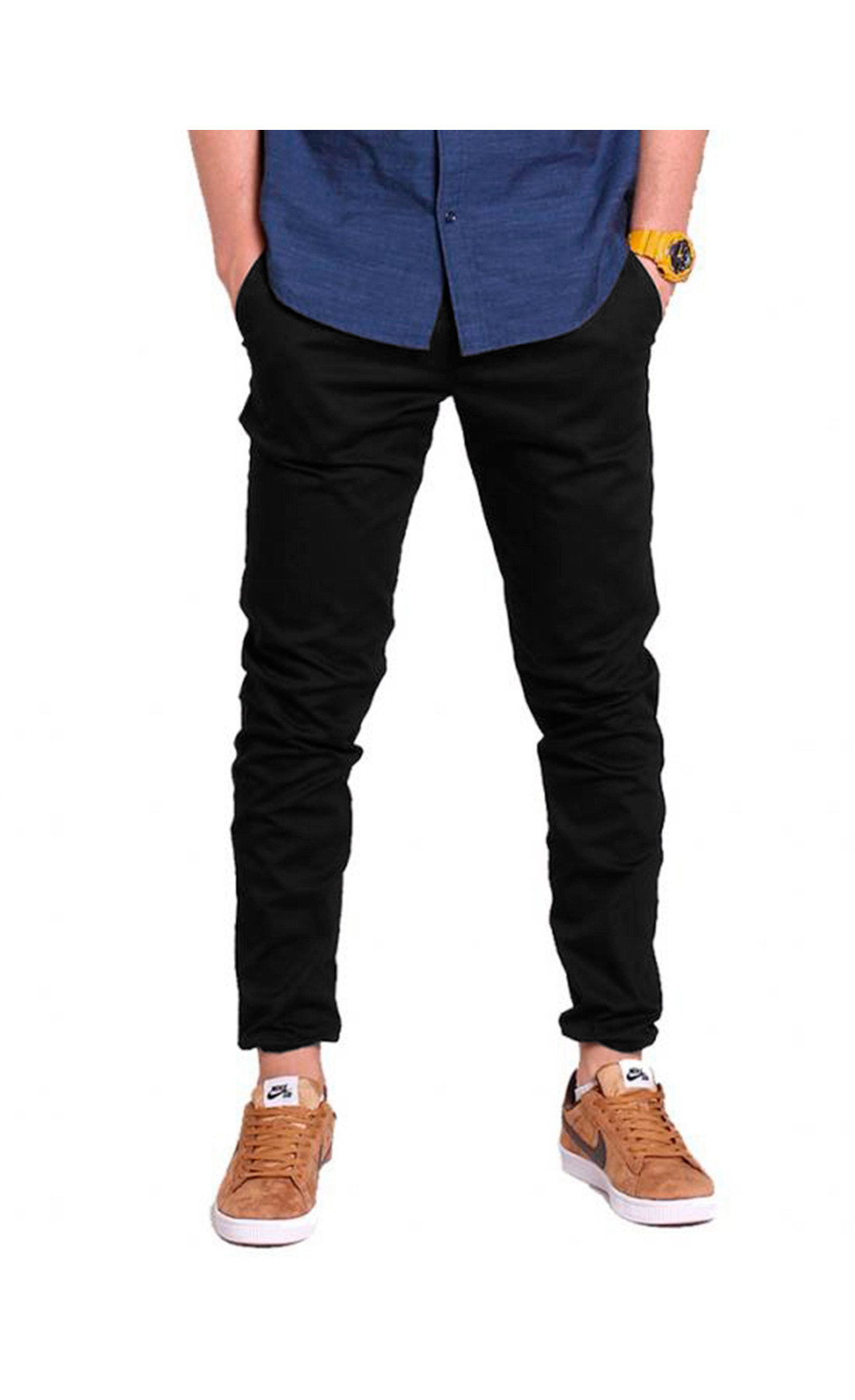 Штани Custom Wear чіноси Double чорні