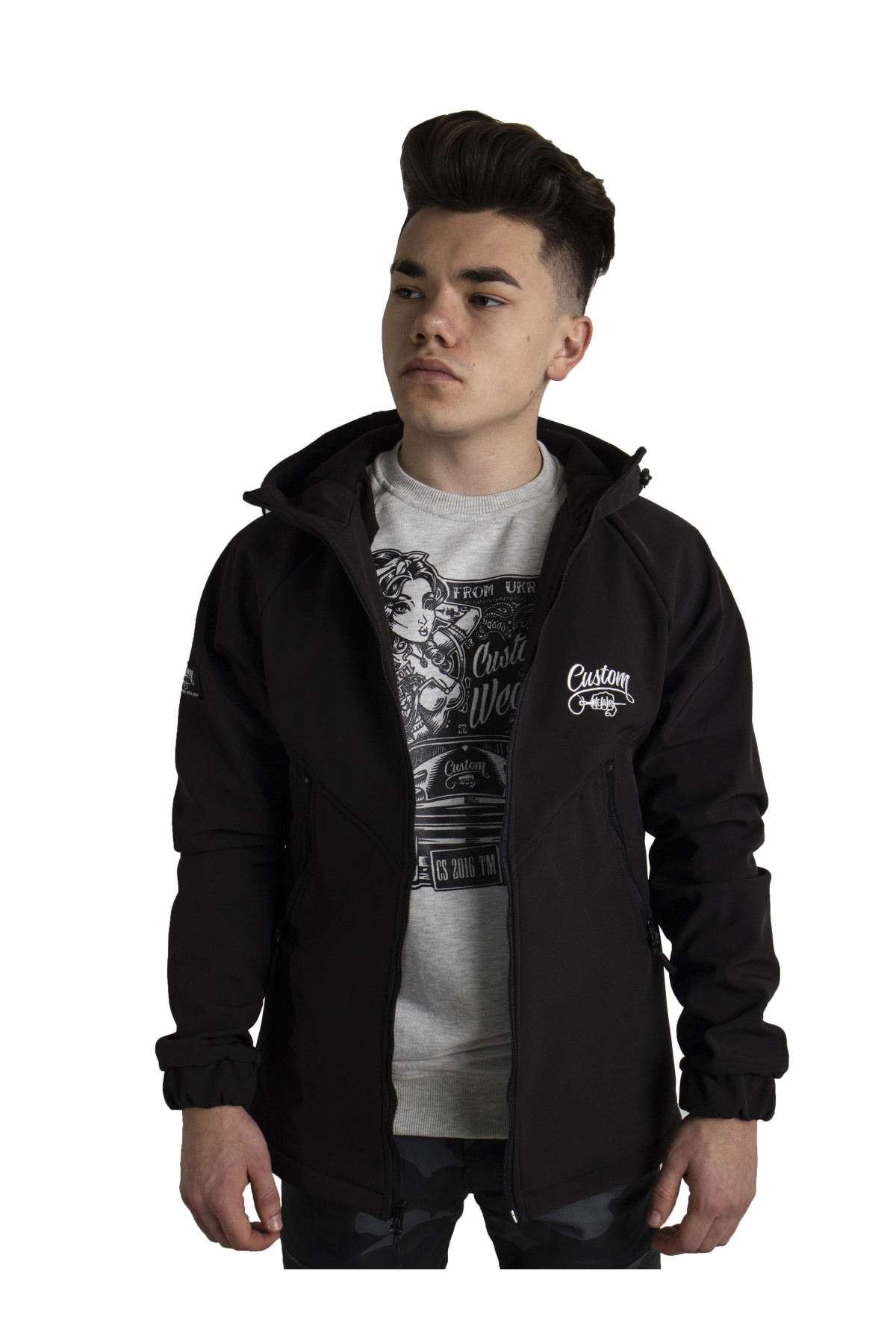 Куртка Custom Wear Soft Shell чорна