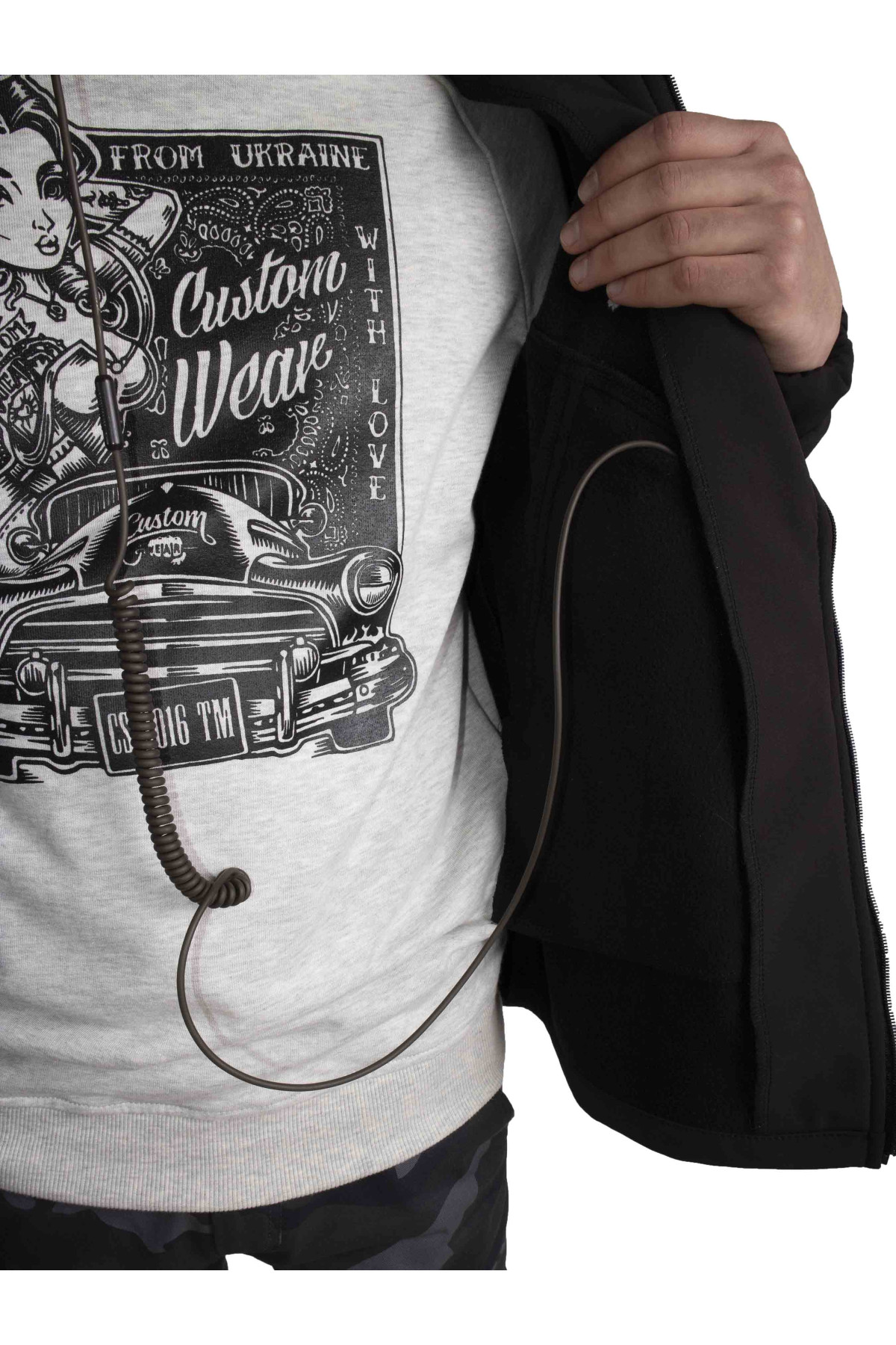 Куртка Custom Wear Soft Shell чорна