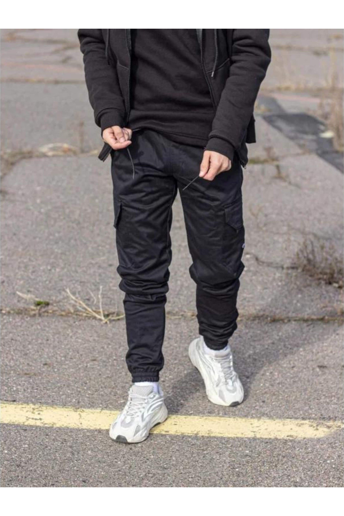 Штани Зимові Карго Преміум Чорні Custom Wear