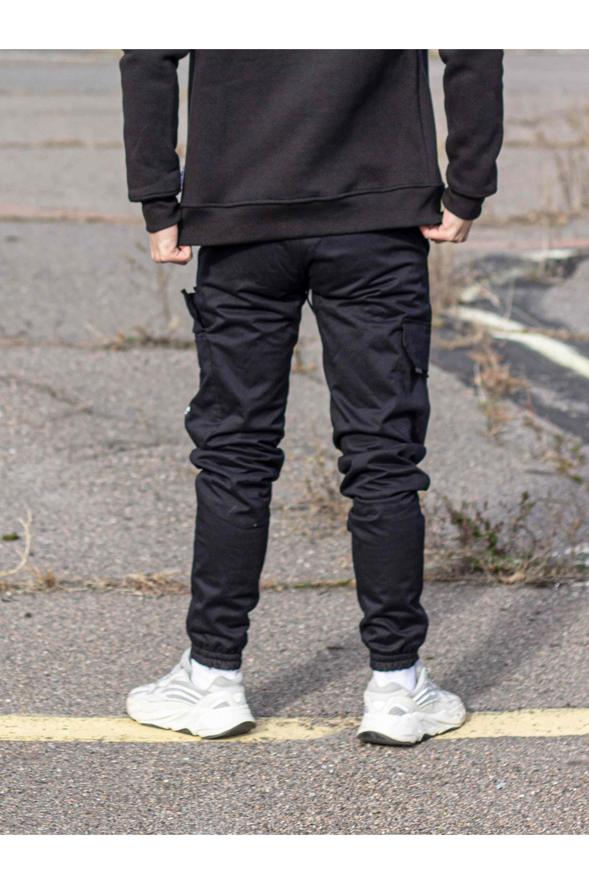 Штани Зимові Карго Преміум Чорні Custom Wear