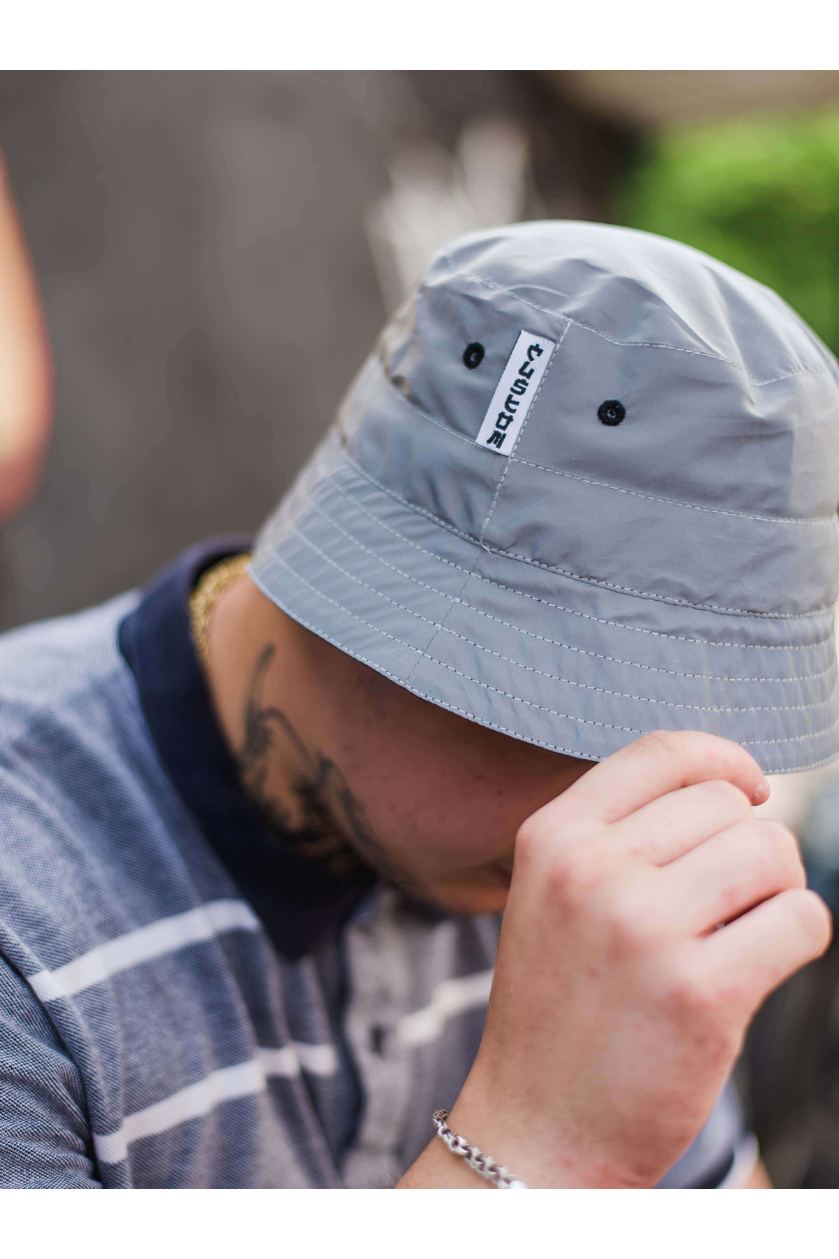Панама Custom Wear двостороння рефлектив з чорним