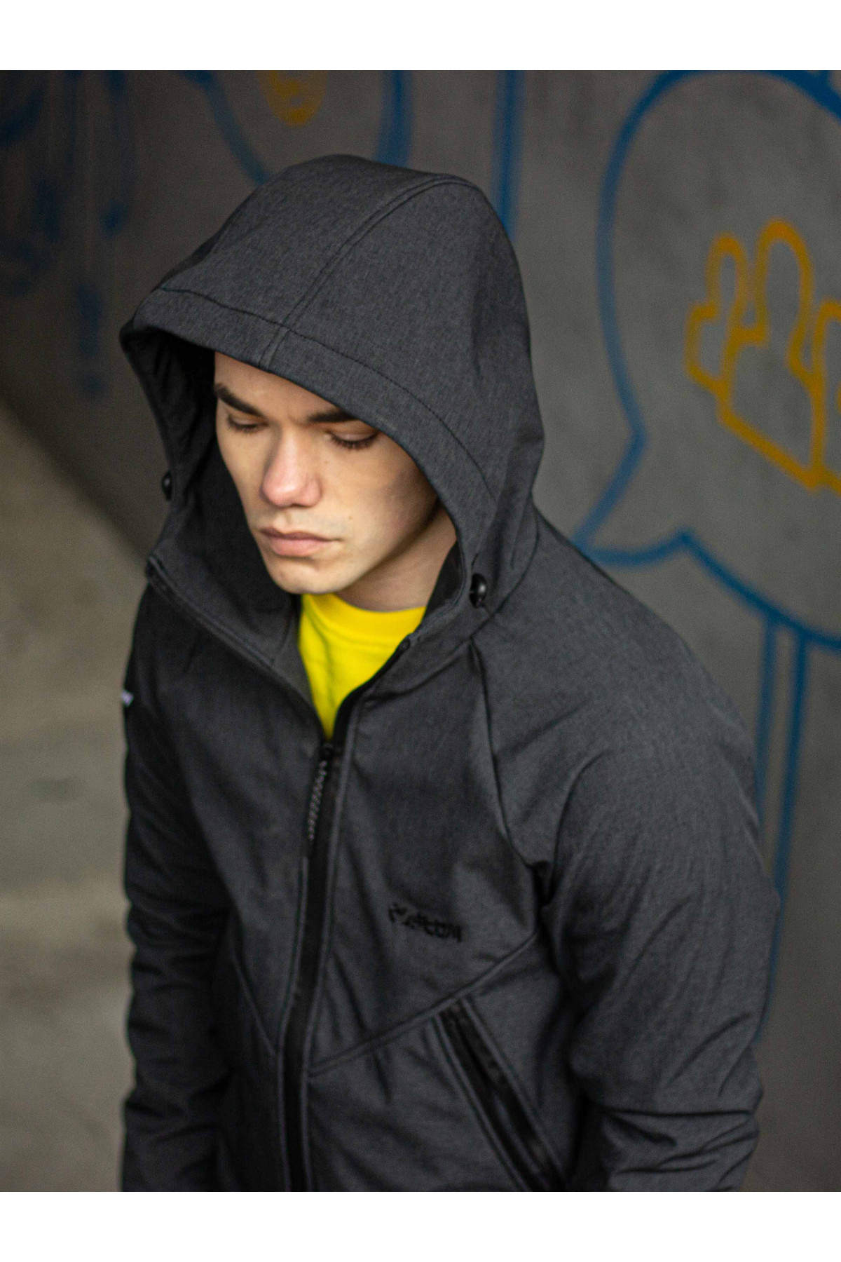 Куртка чоловіча Protection oft hell графіт Custom Wear