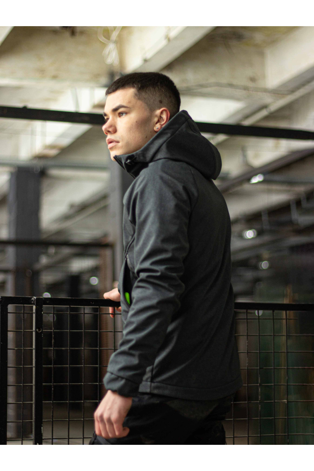 Куртка чоловіча Protection oft hell графіт Custom Wear
