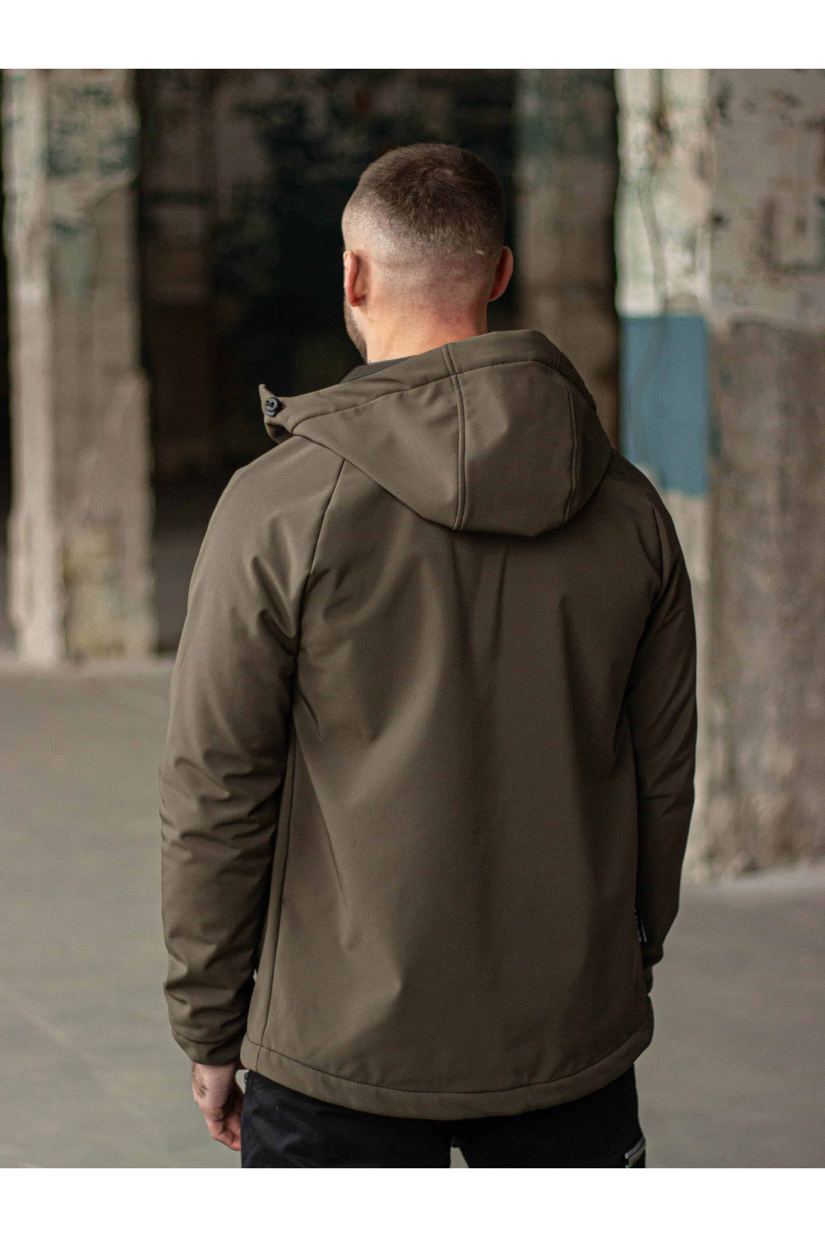 Куртка чоловіча Protection oft hell хакі Custom Wear