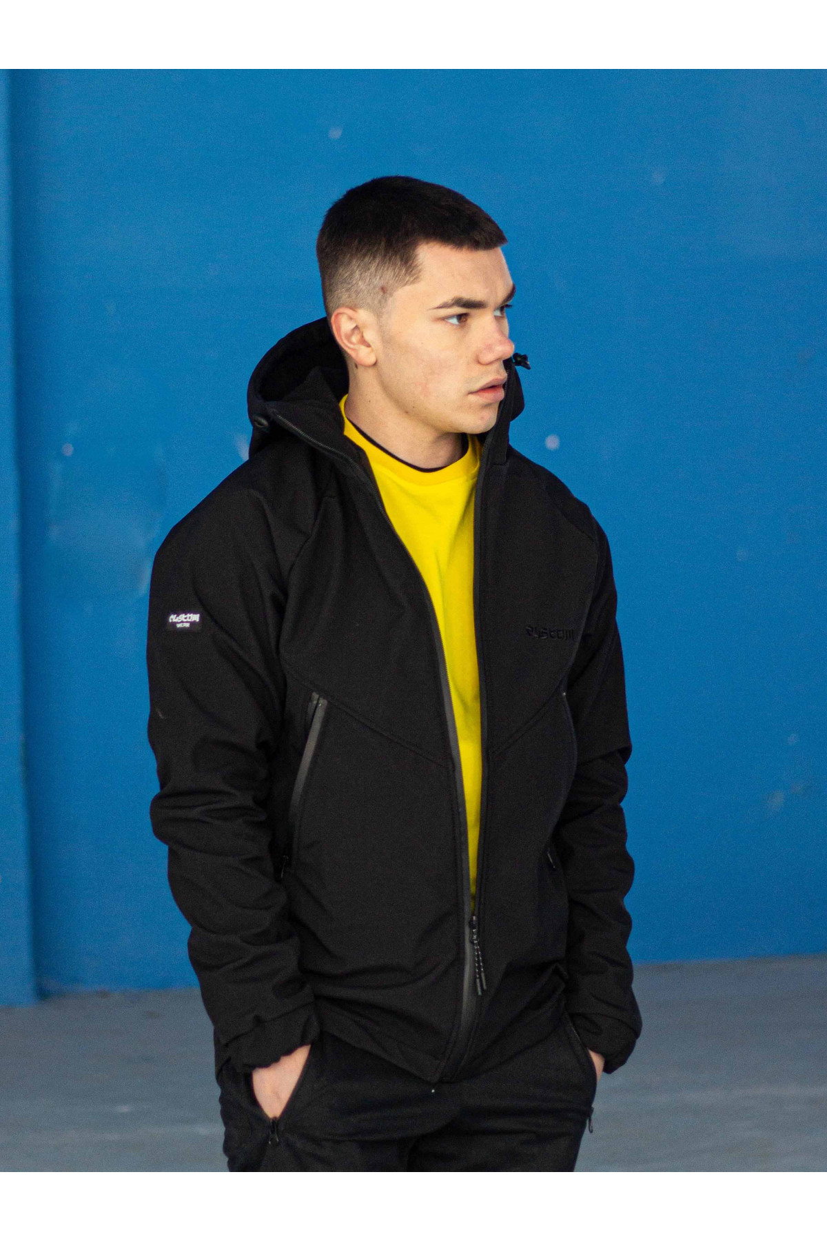 Куртка чоловіча Protection oft hell чорна Custom Wear