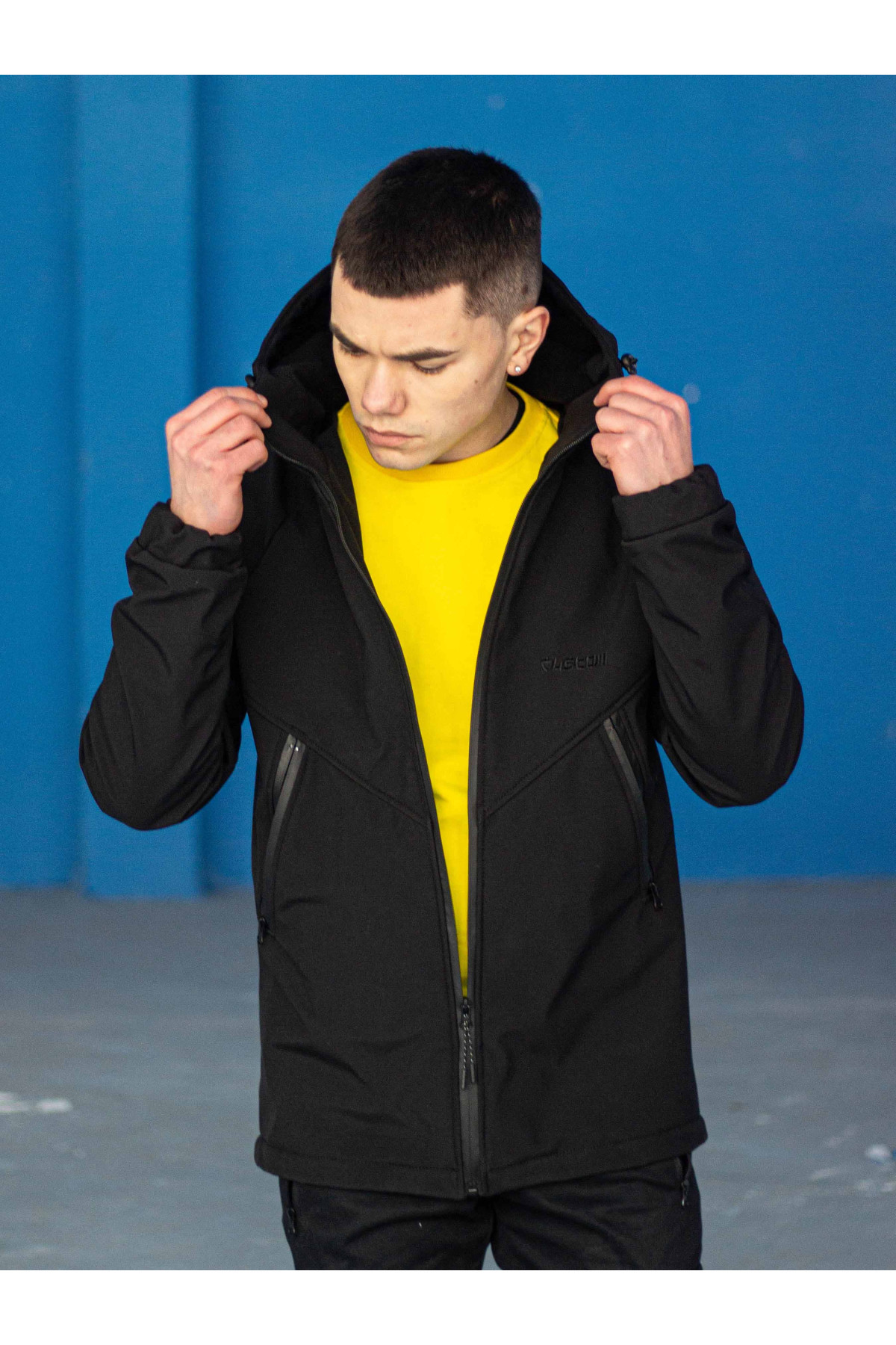 Куртка чоловіча Protection oft hell чорна Custom Wear
