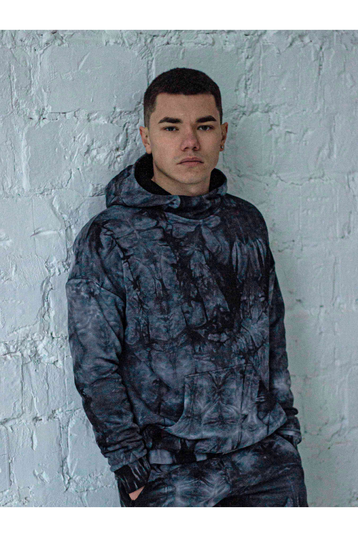 Худі спортивне Тай Дай чорне Custom Wear