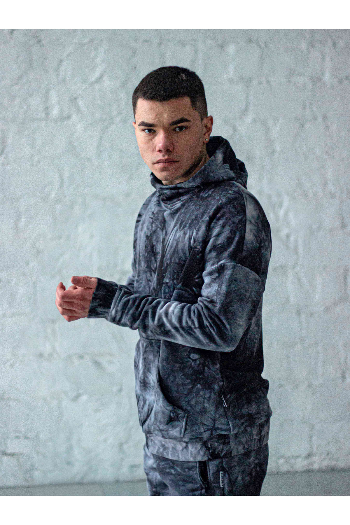Худі спортивне Тай Дай чорне Custom Wear