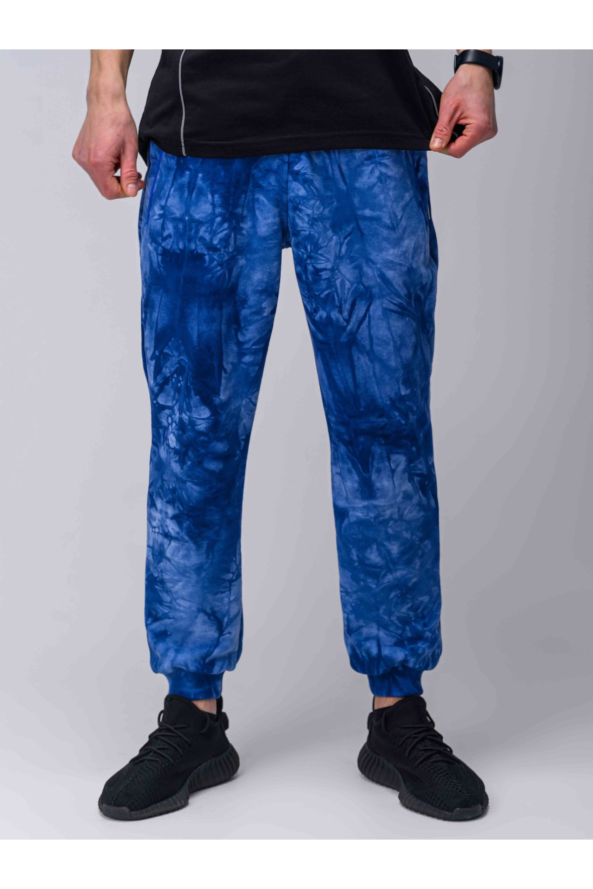 Штани спортивні Тай Дай сині Custom Wear