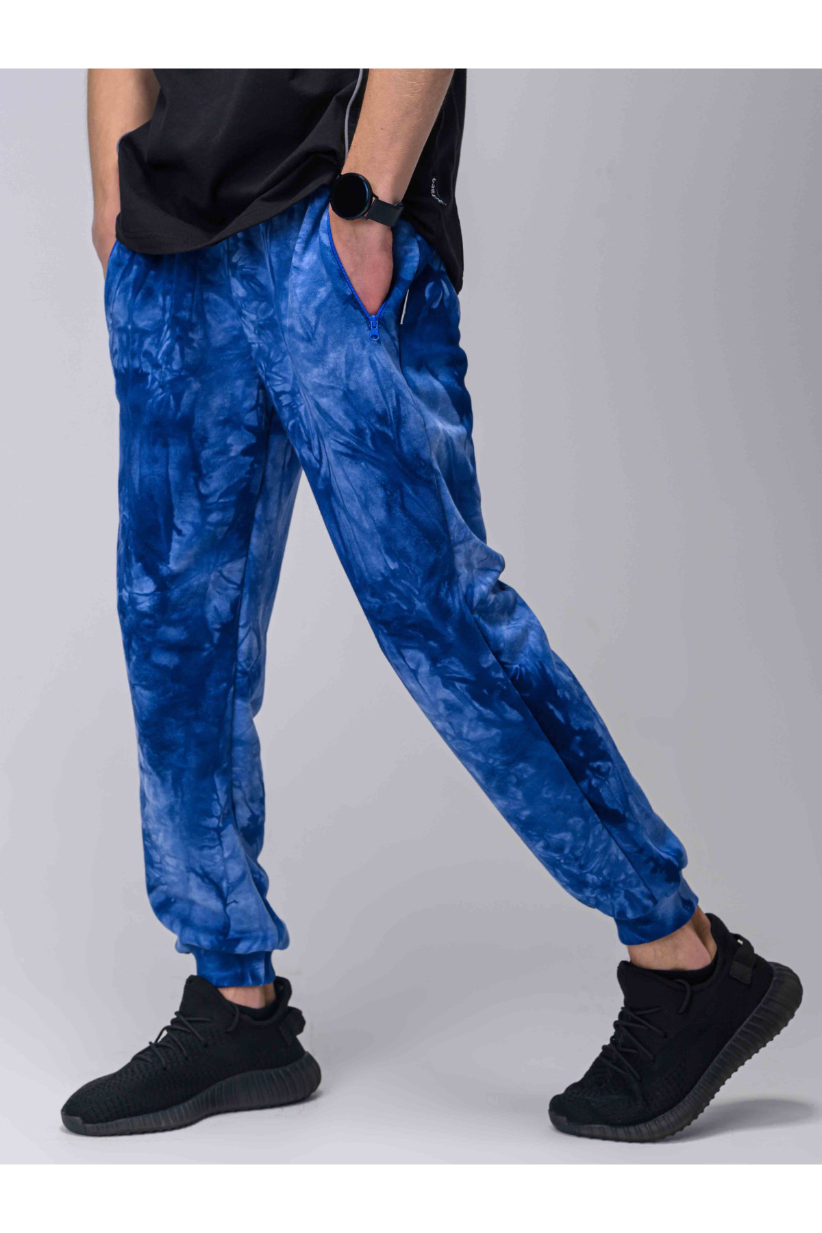 Штани спортивні Тай Дай сині Custom Wear