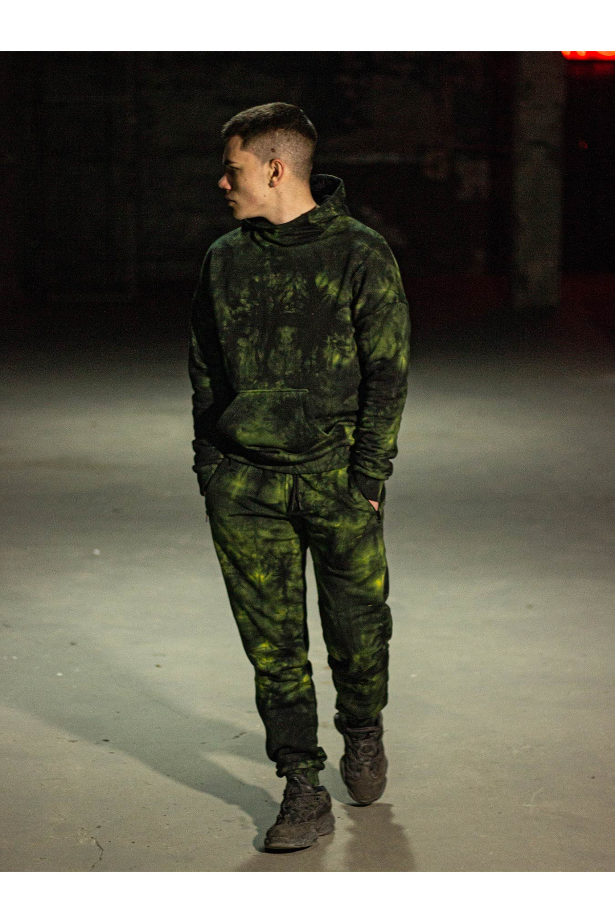 Штани спортивні Тай Дай хакі Custom Wear