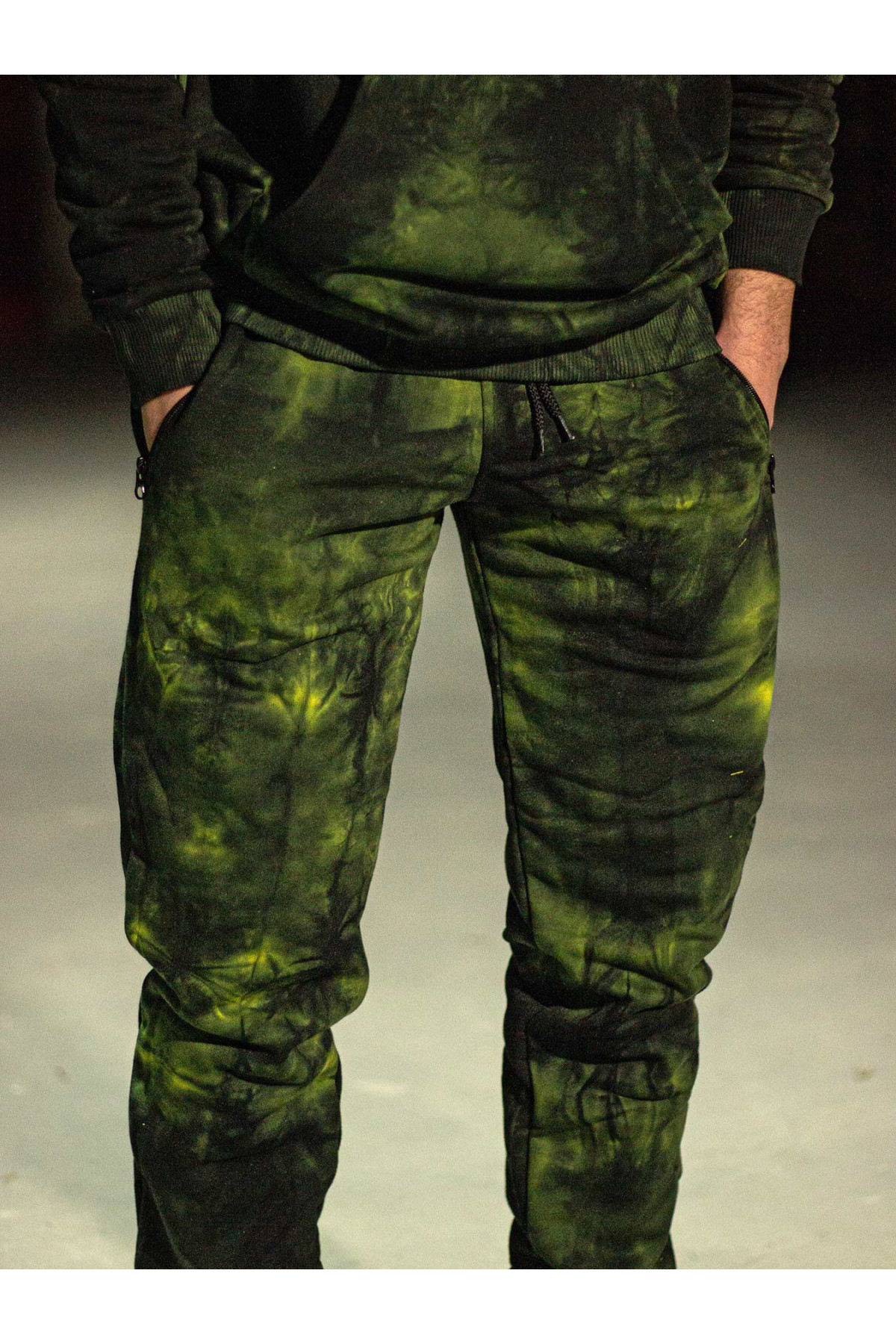 Штани спортивні Тай Дай хакі Custom Wear