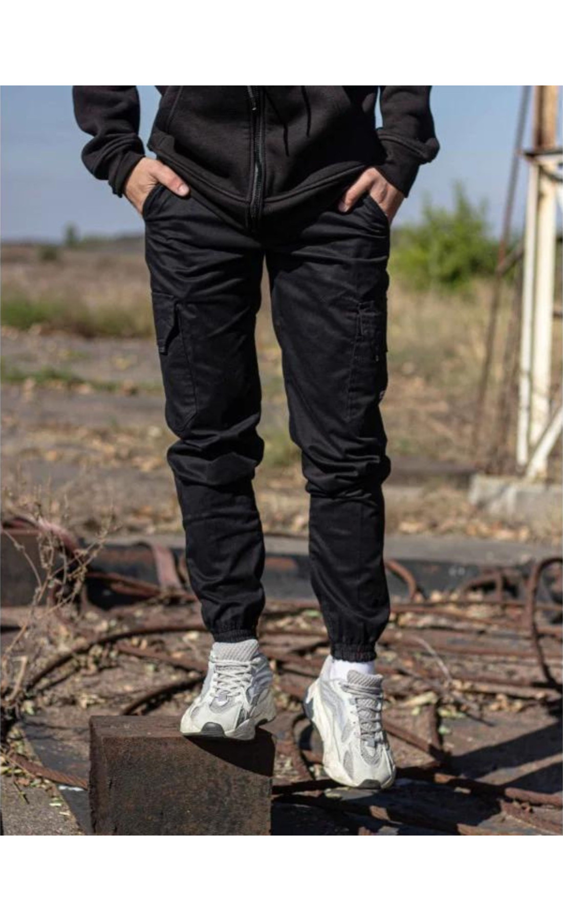 Штани без начосу Custom Wear Cargo Premium чорні