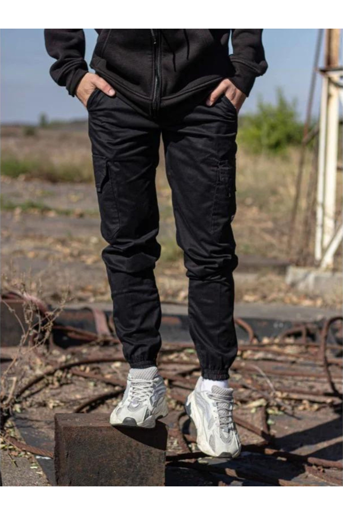 Штани без начосу Custom Wear Cargo Premium чорні