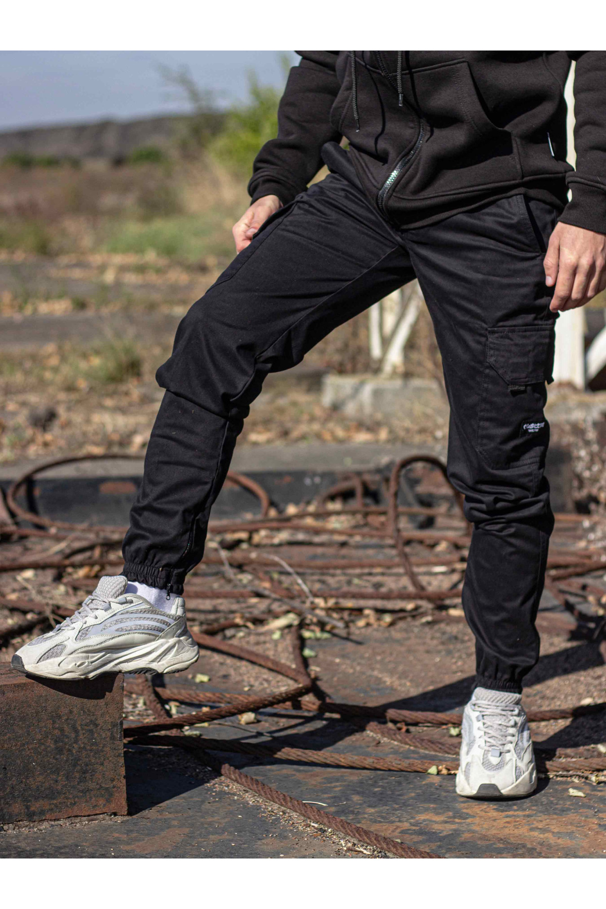 Штани без начосу Custom Wear Cargo Premium чорні