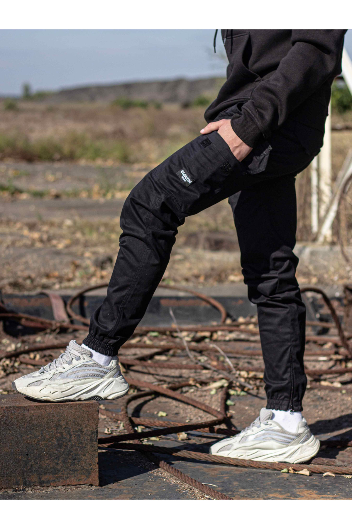 Штани без начосу Custom Wear Cargo Premium чорні
