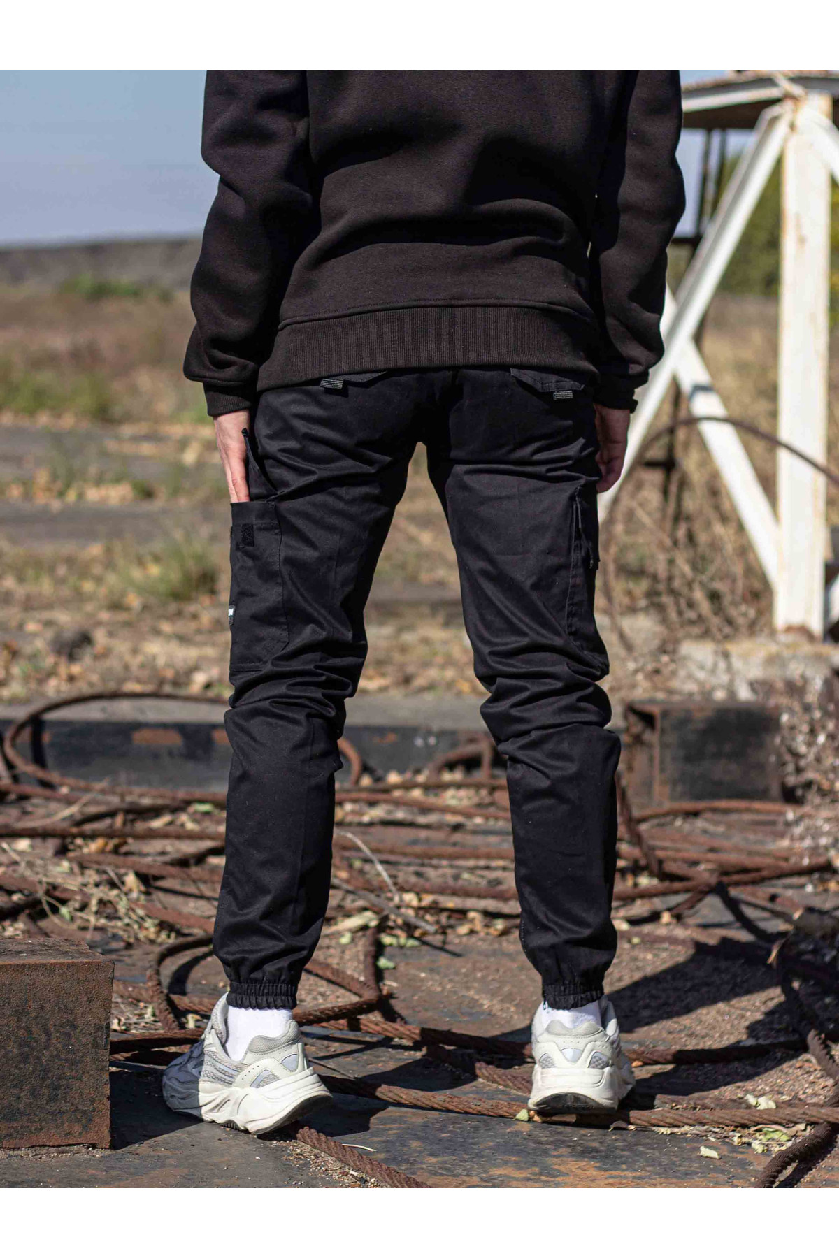 Штани без начосу Custom Wear Cargo Premium чорні