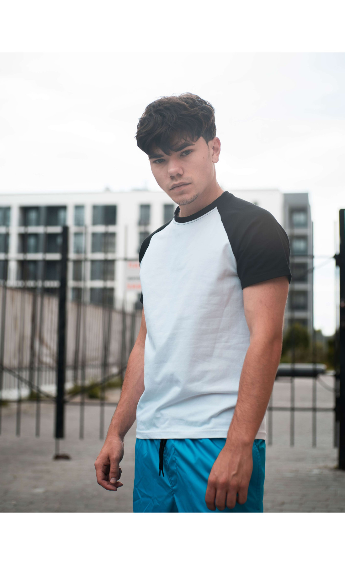 Футболка Custom Wear Basic Біла з чорним