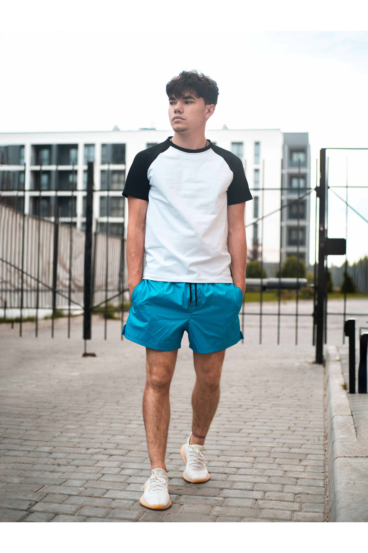 Футболка Custom Wear Basic Біла з чорним